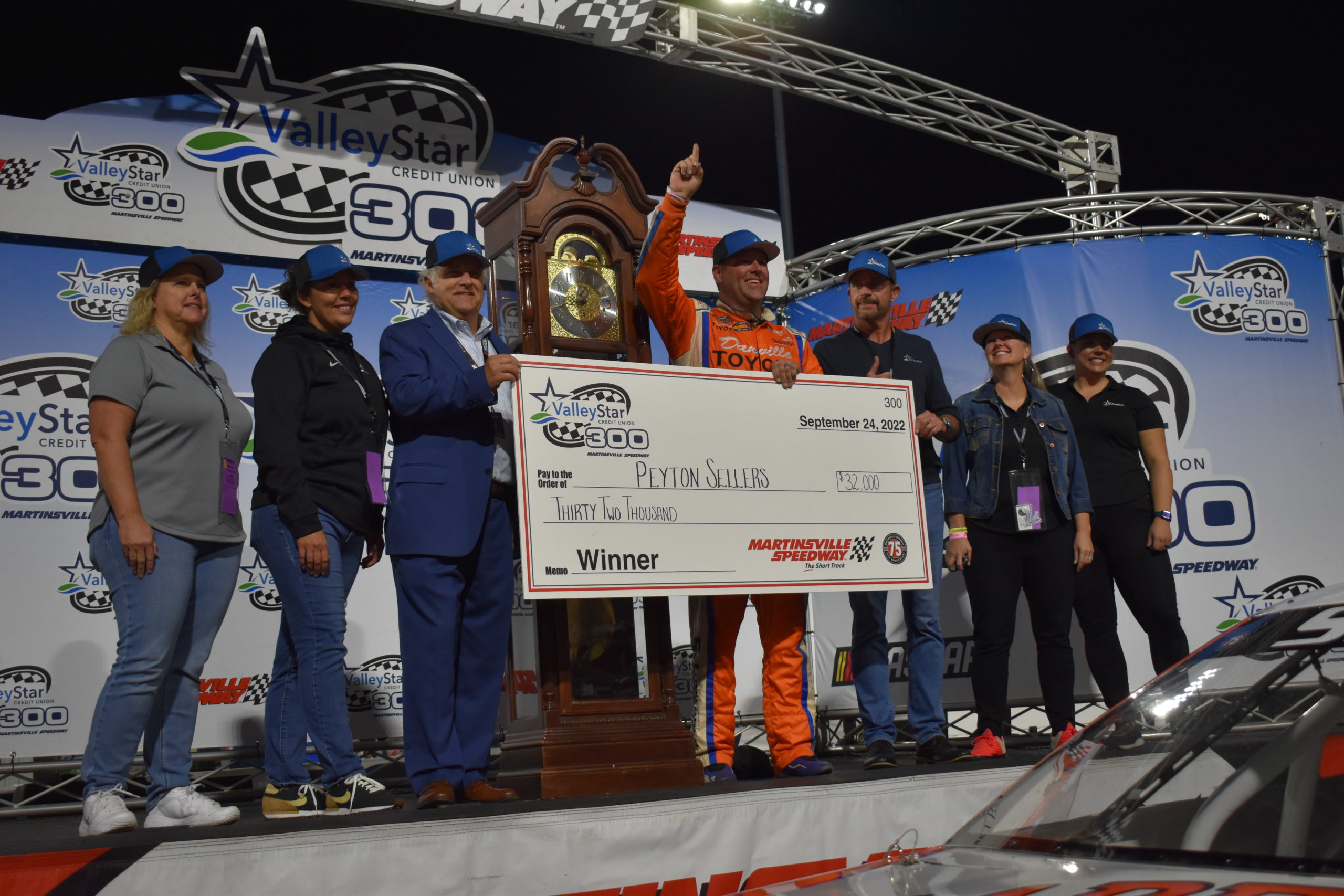 ValleyStar 300 Winner Peyton Sellers